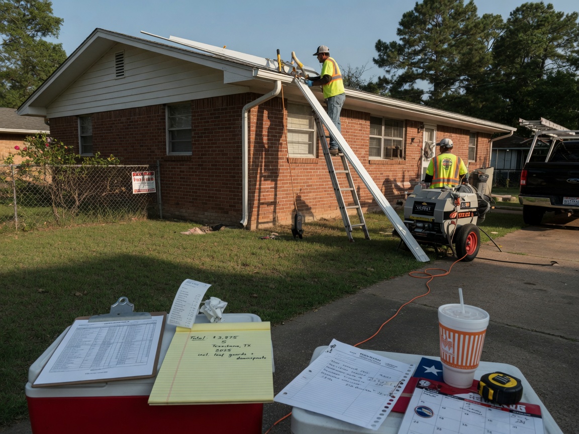 What Does Gutter Installation Cost in Texarkana in 2025