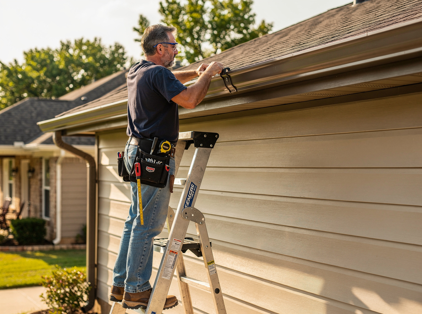 6-Inch Gutter Installation in Texarkana, TX