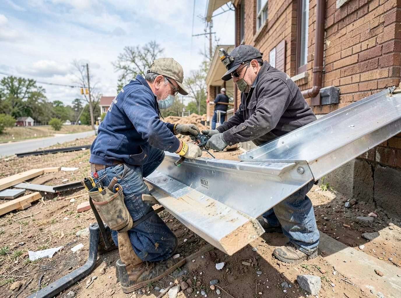 Aluminum Gutter Installation in Texarkana, TX