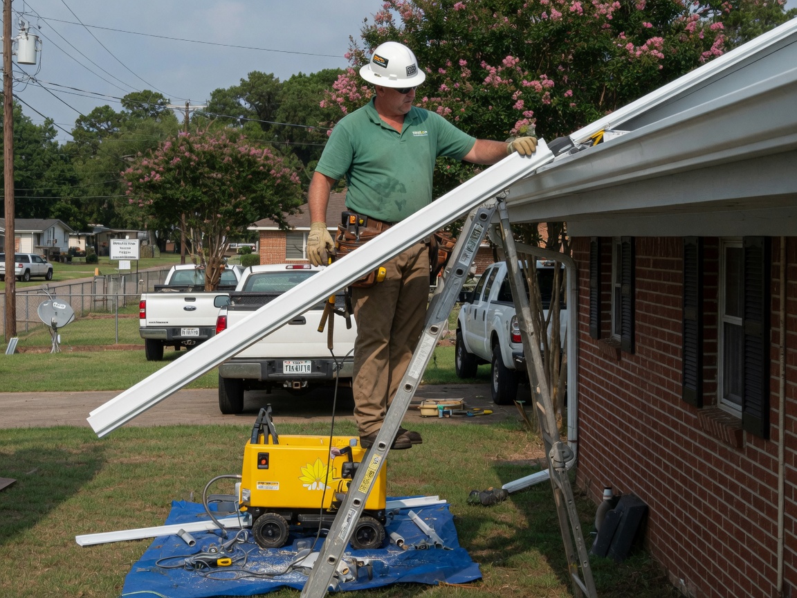 Seamless Gutter Installation in Texarkana, TX